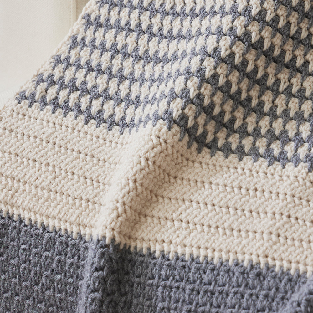 Modern Crochet Throw