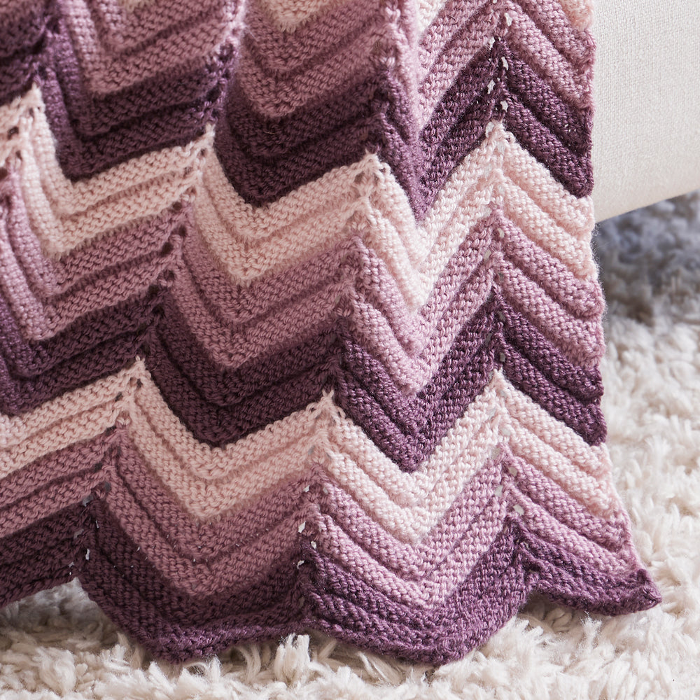 Knit or Crochet Ripple Afghan