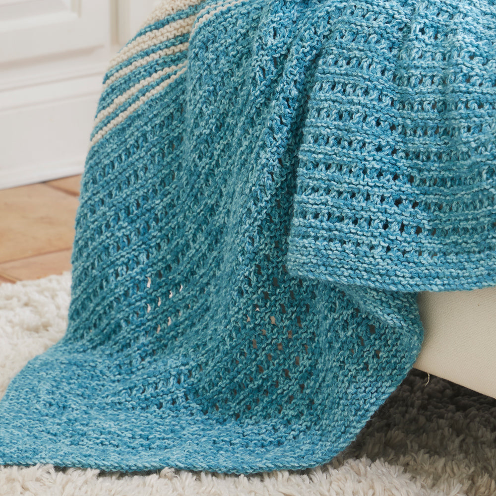 Land and Sea Knit Blanket Pattern