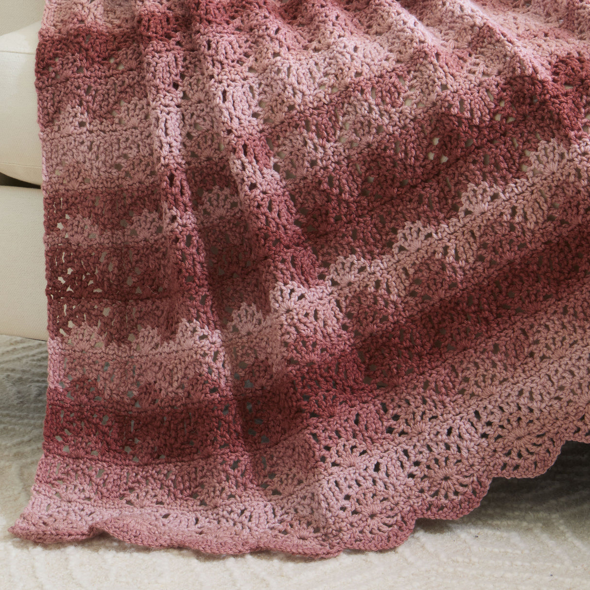 Waves of Lace Throw