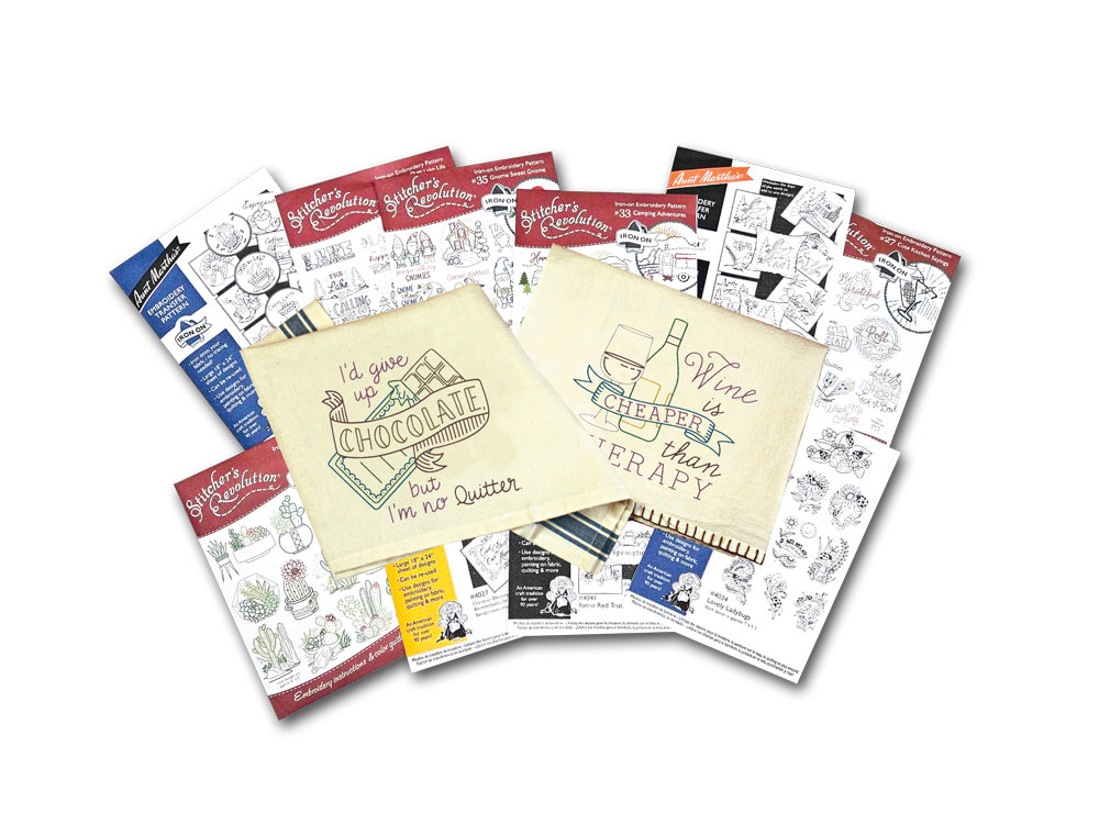 Aunt Martha Top Transfer Pack Pattern Assortments