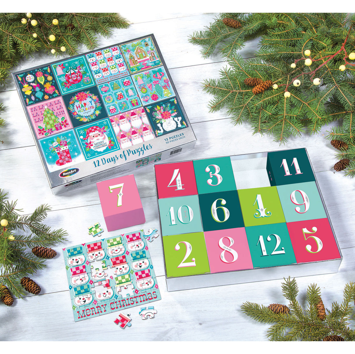 12 Day Advent Calendar Puzzle Set