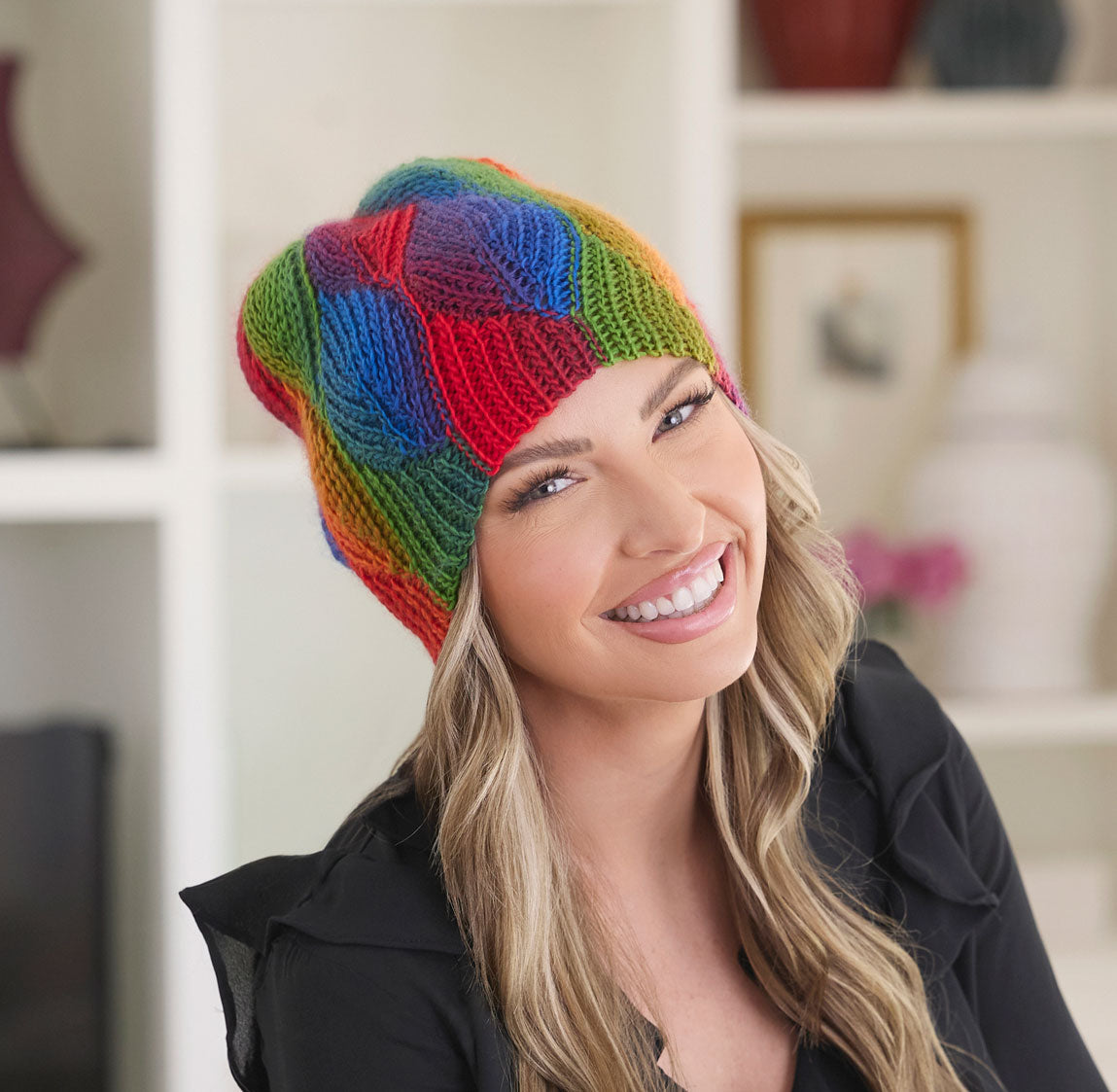 Kit de ganchillo de gorro frondoso