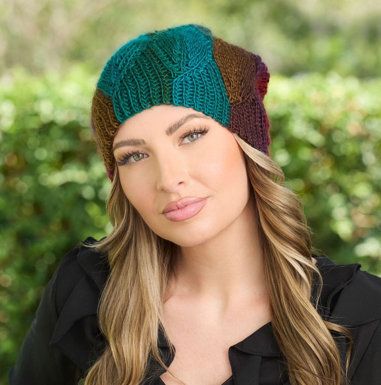 Kit de ganchillo de gorro frondoso