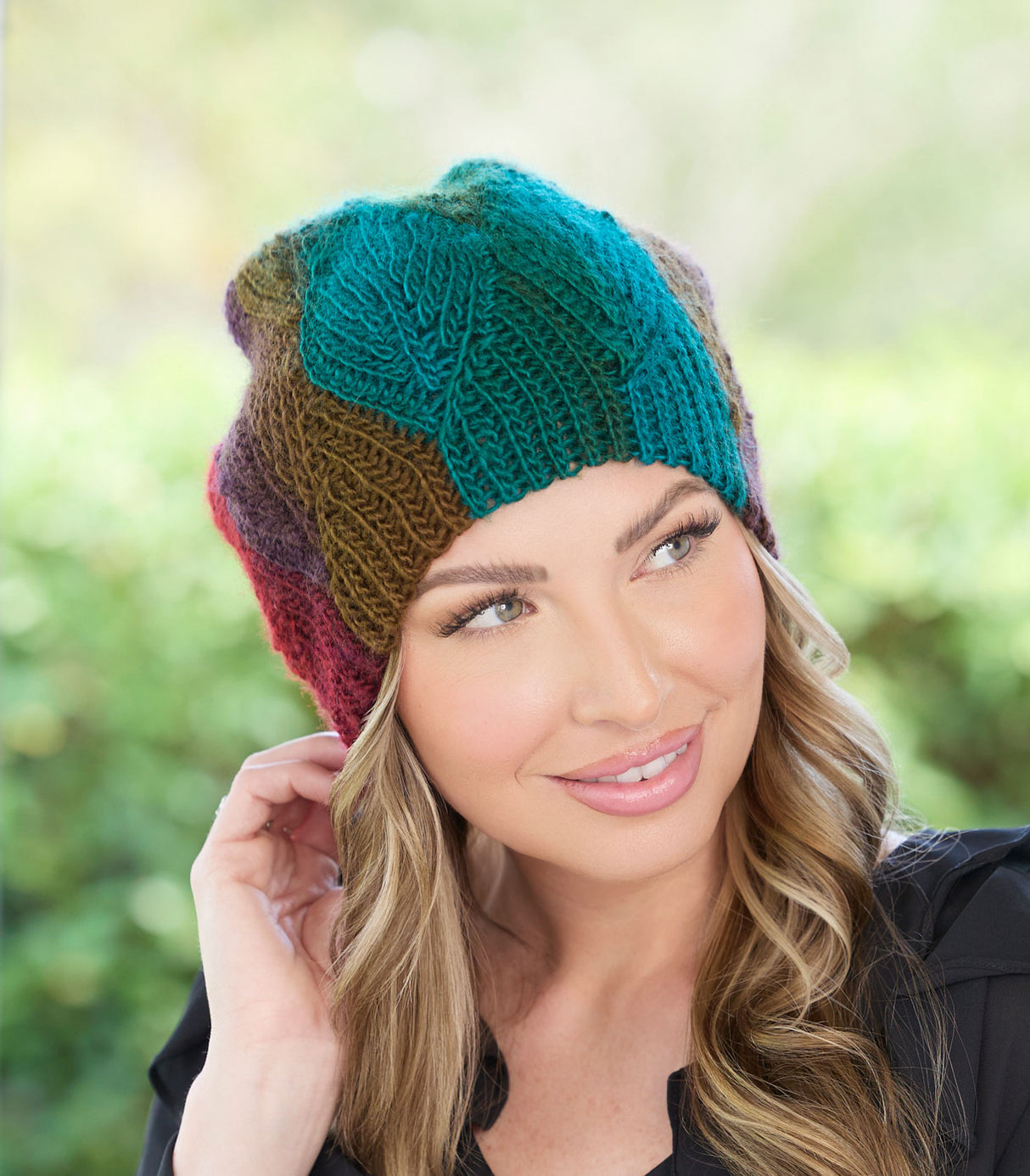 Kit de ganchillo de gorro frondoso