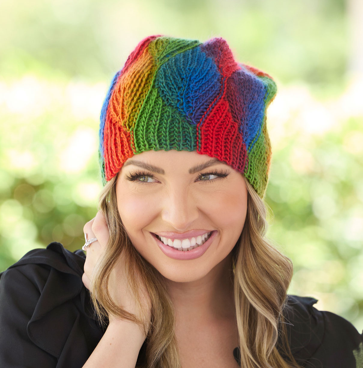 Kit de ganchillo de gorro frondoso