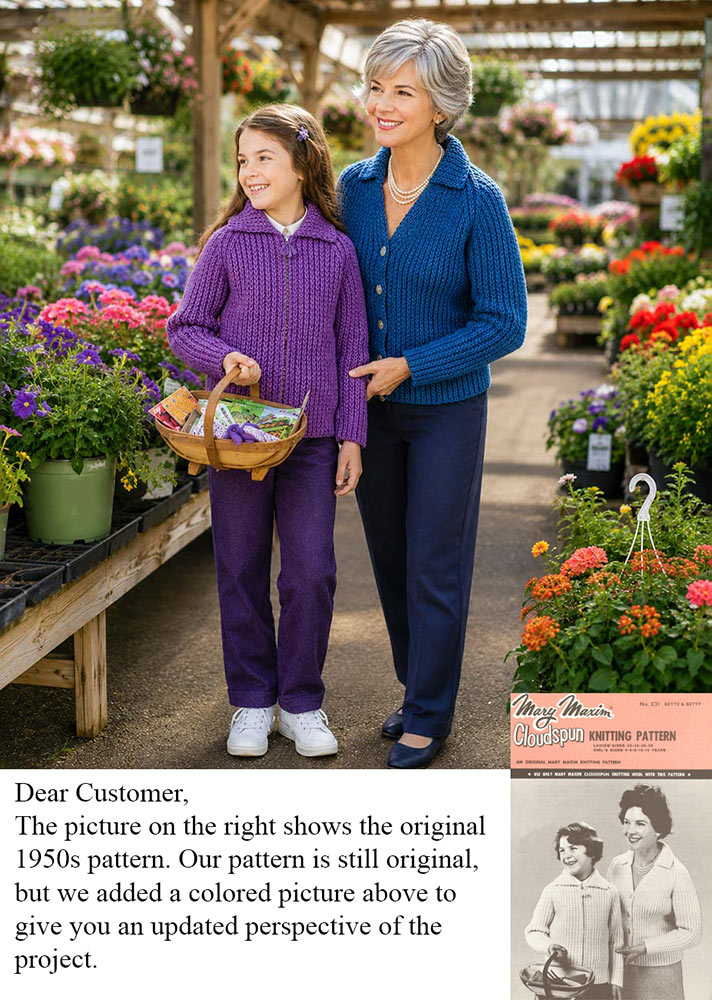 Bette & Betty Cardigan Pattern