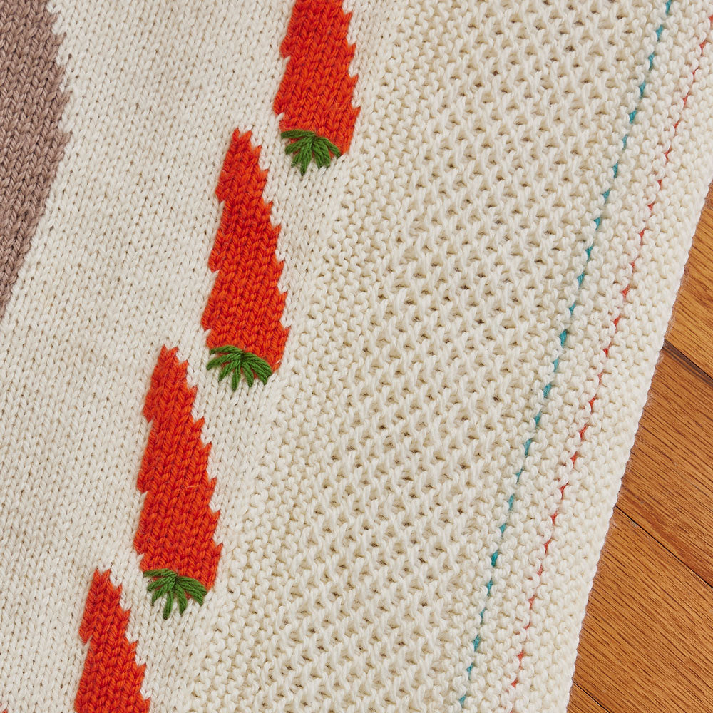 Carrot Caper Baby Blanket