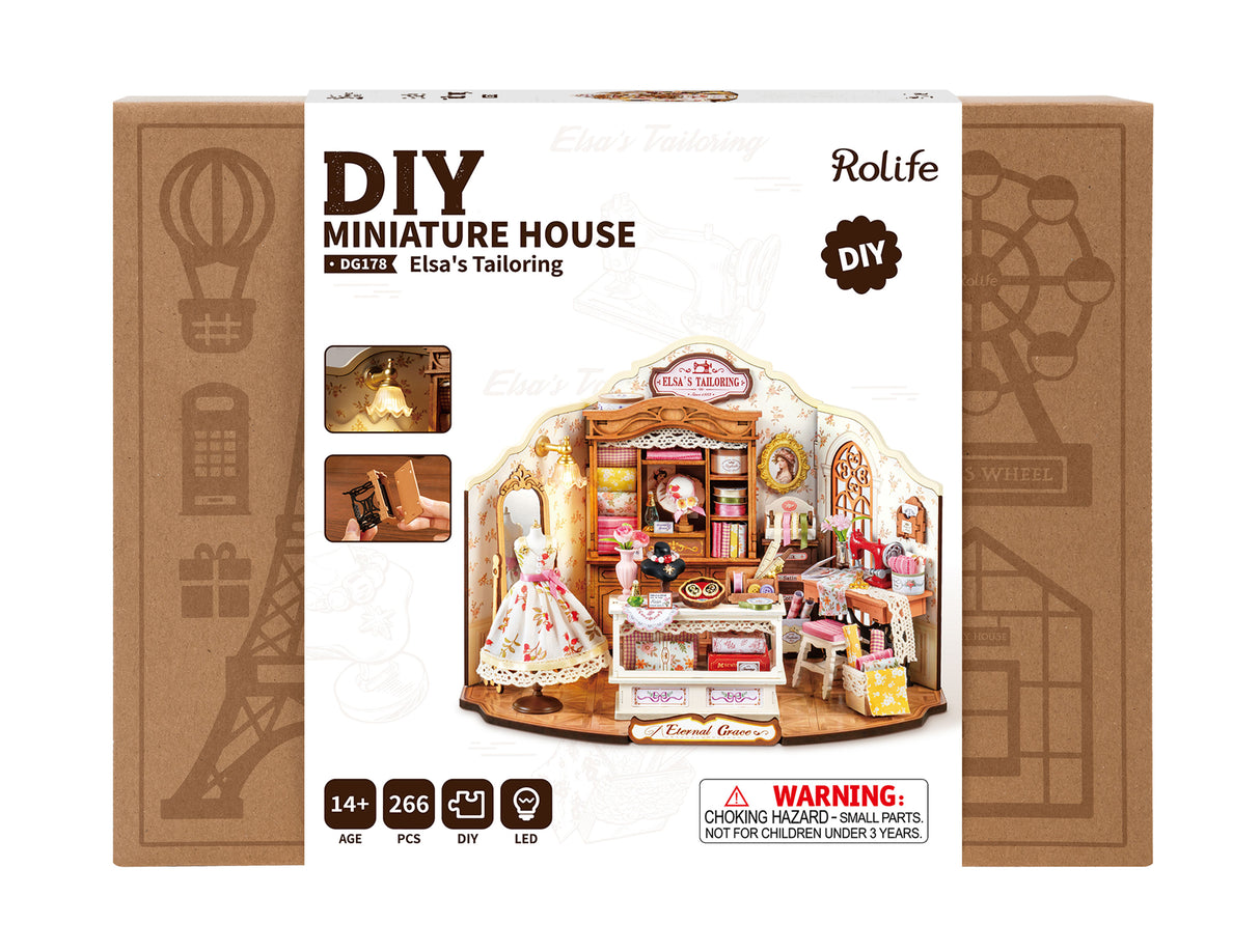 Elsa's Tailoring Wood Model Kit