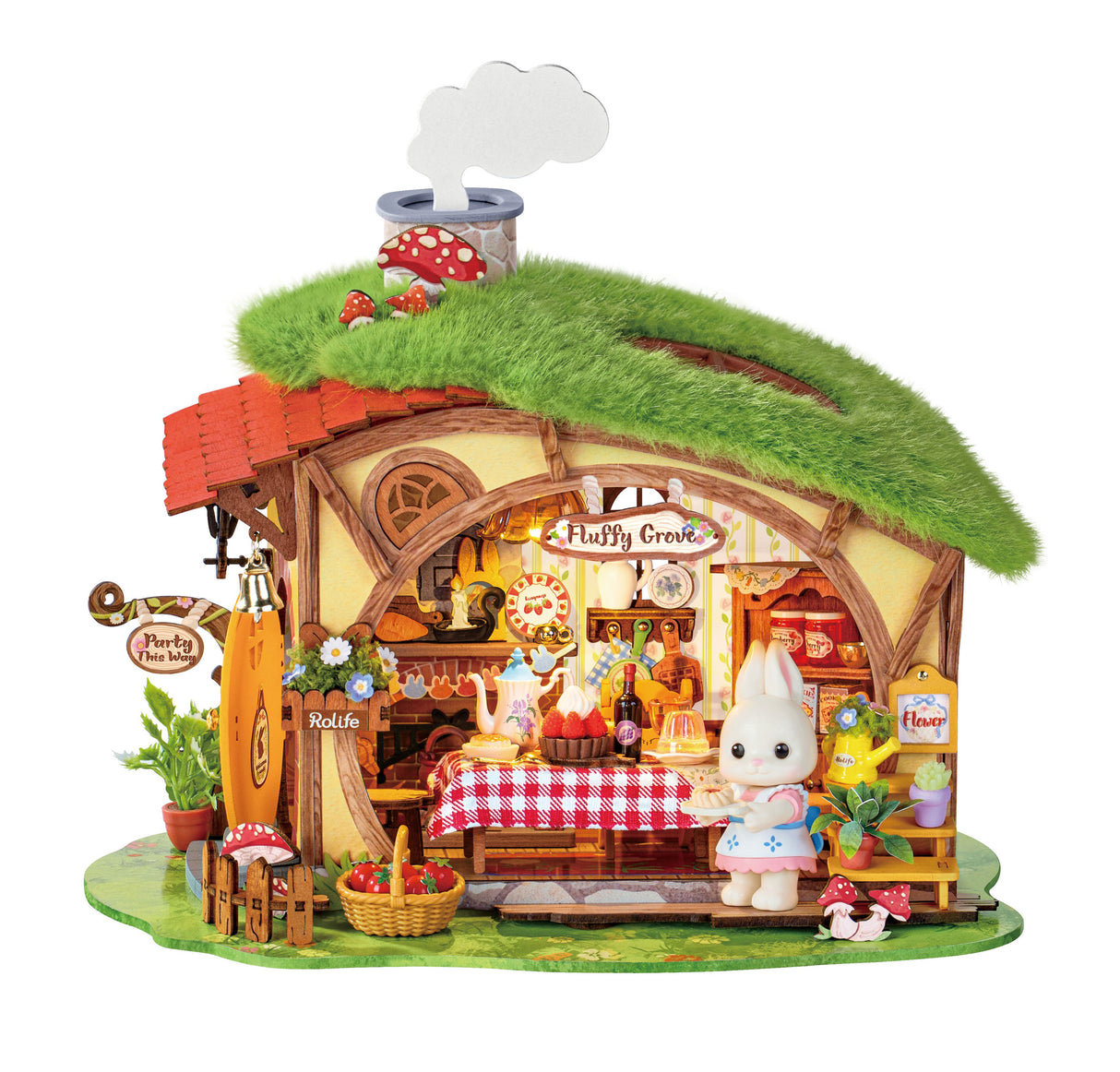 Fluffy Grove Wood Model Kit