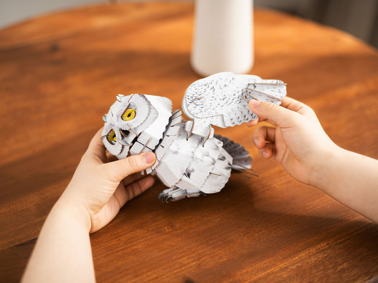 Snowy Owl 3D DIY Puzzle