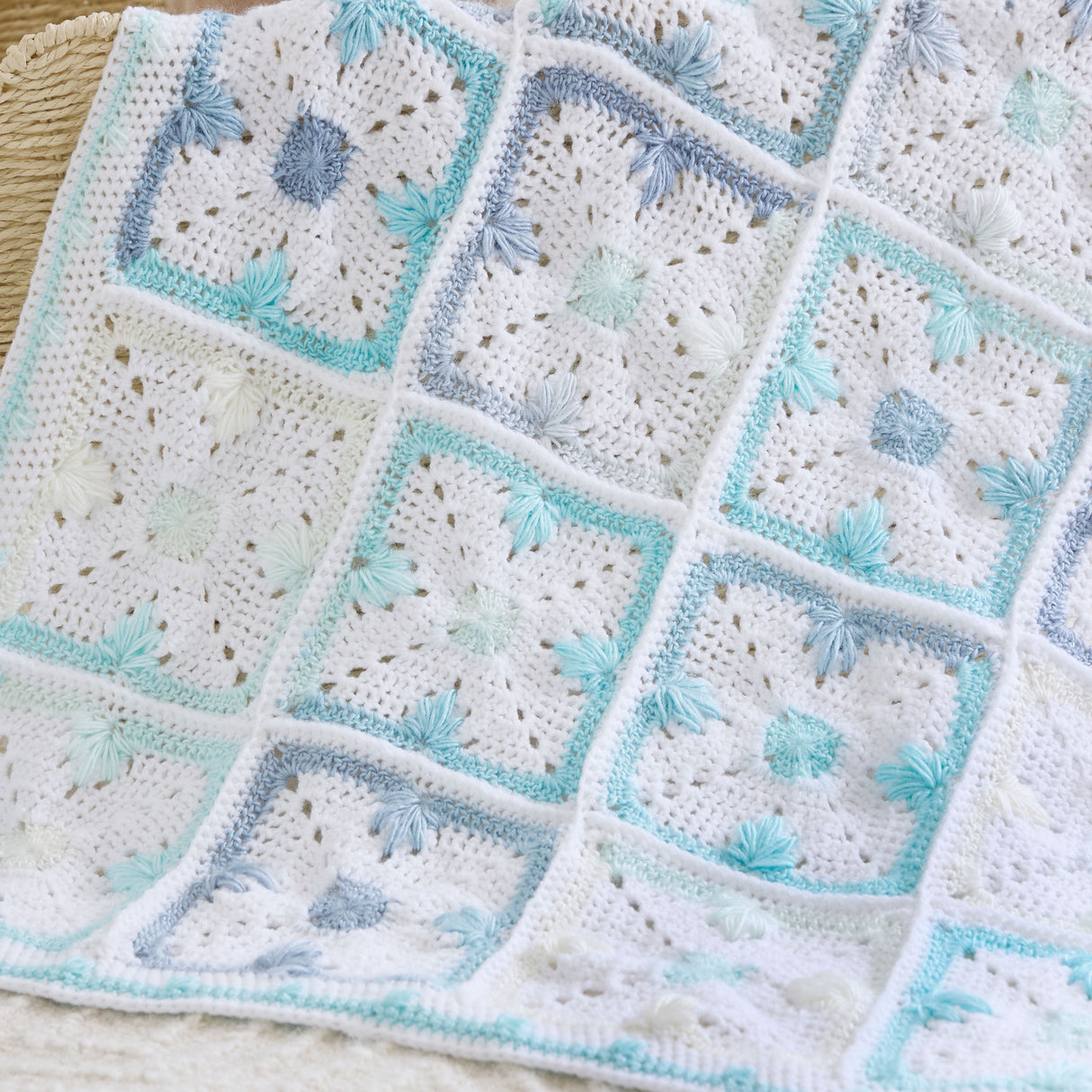 Dreamy Peaks Baby Blanket