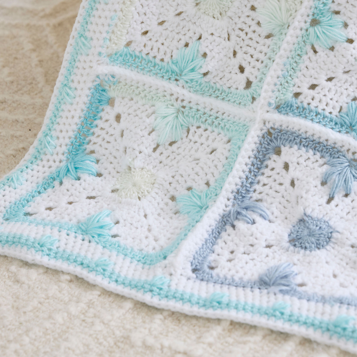 Dreamy Peaks Baby Blanket