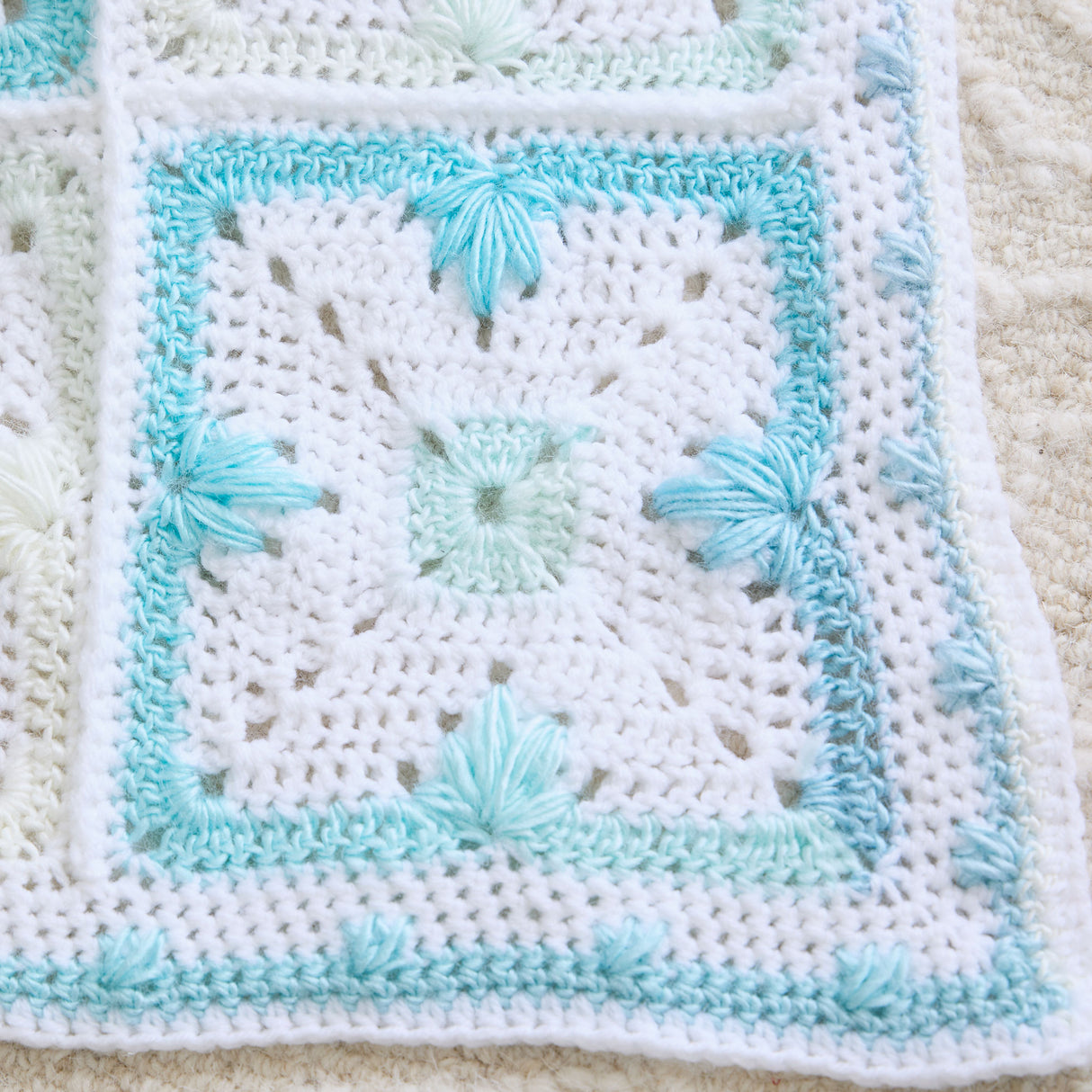 Dreamy Peaks Baby Blanket