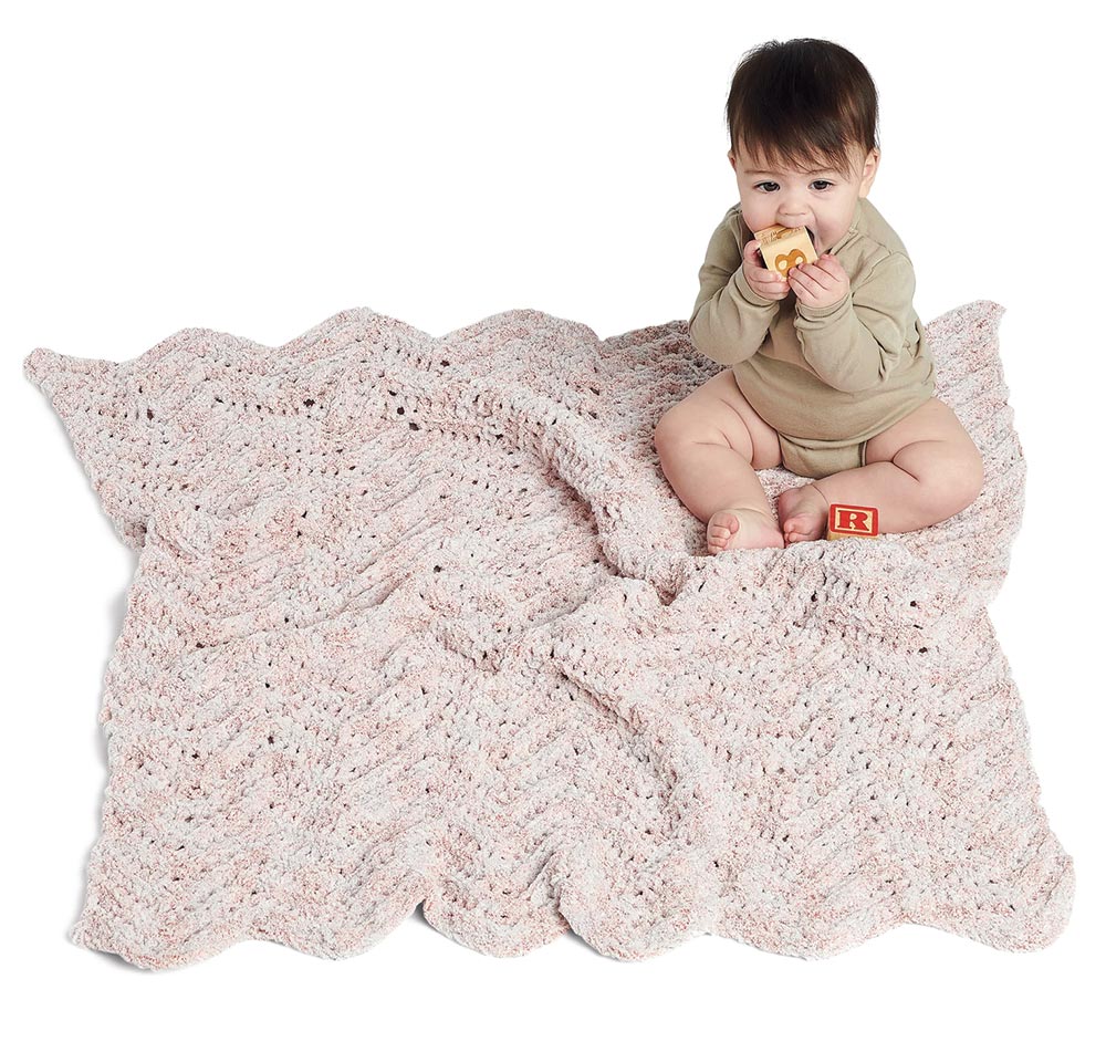 Free Baby Ripple Crochet Blanket Pattern