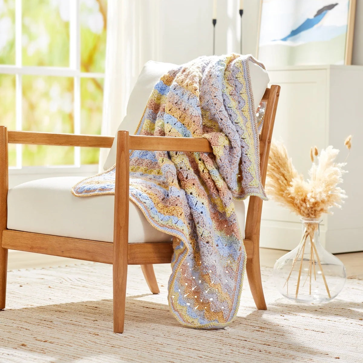 Free Boxed Shells Throw Pattern
