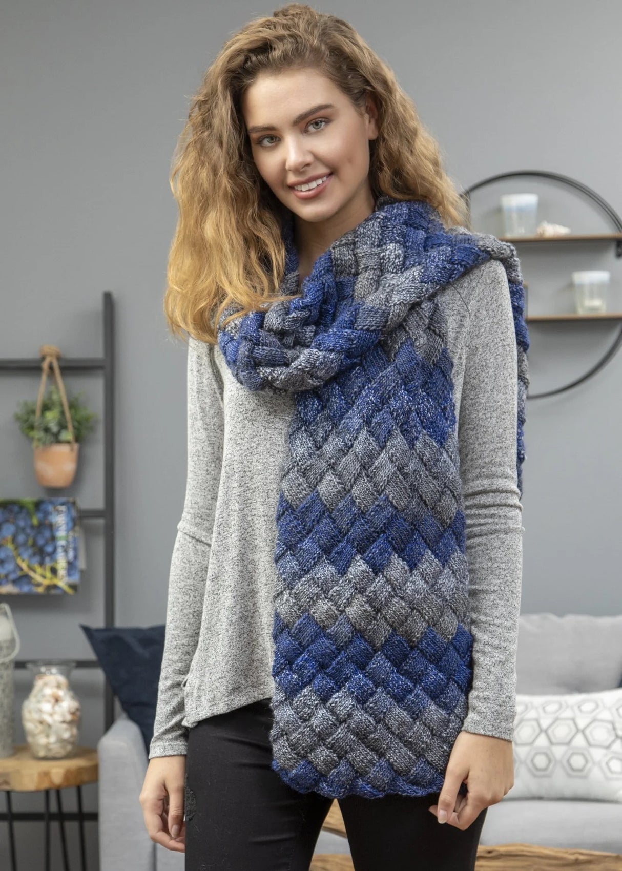 Free Entrelac Scarf Pattern