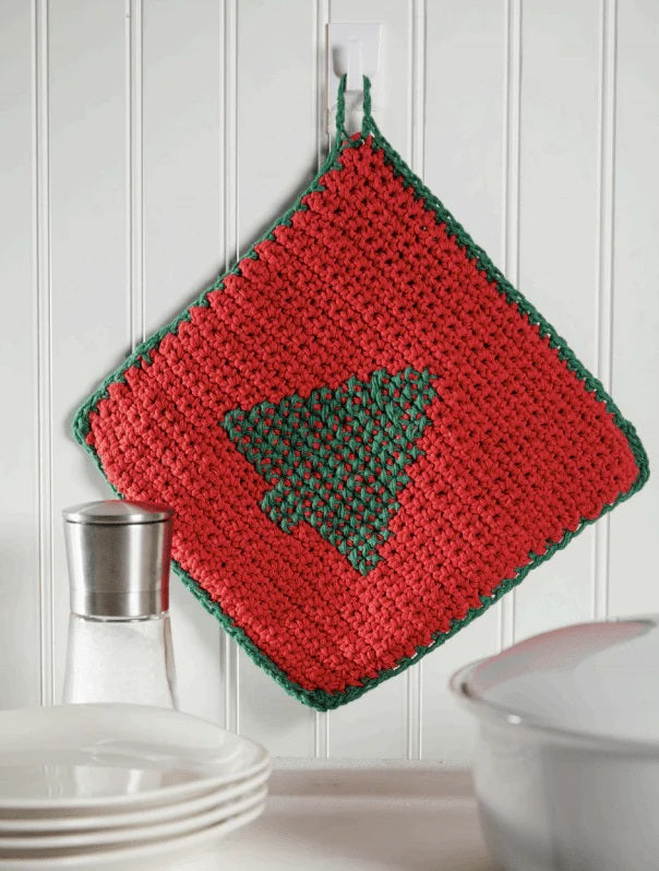 Free Holiday Potholder Pattern
