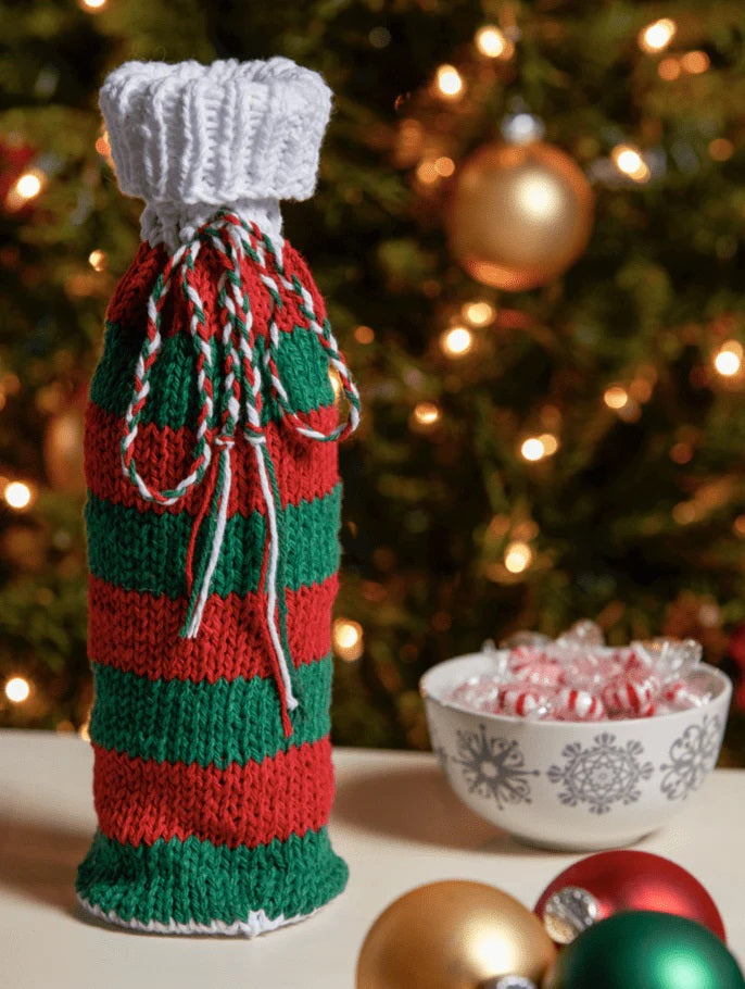 Free Holiday Wine Bag Pattern