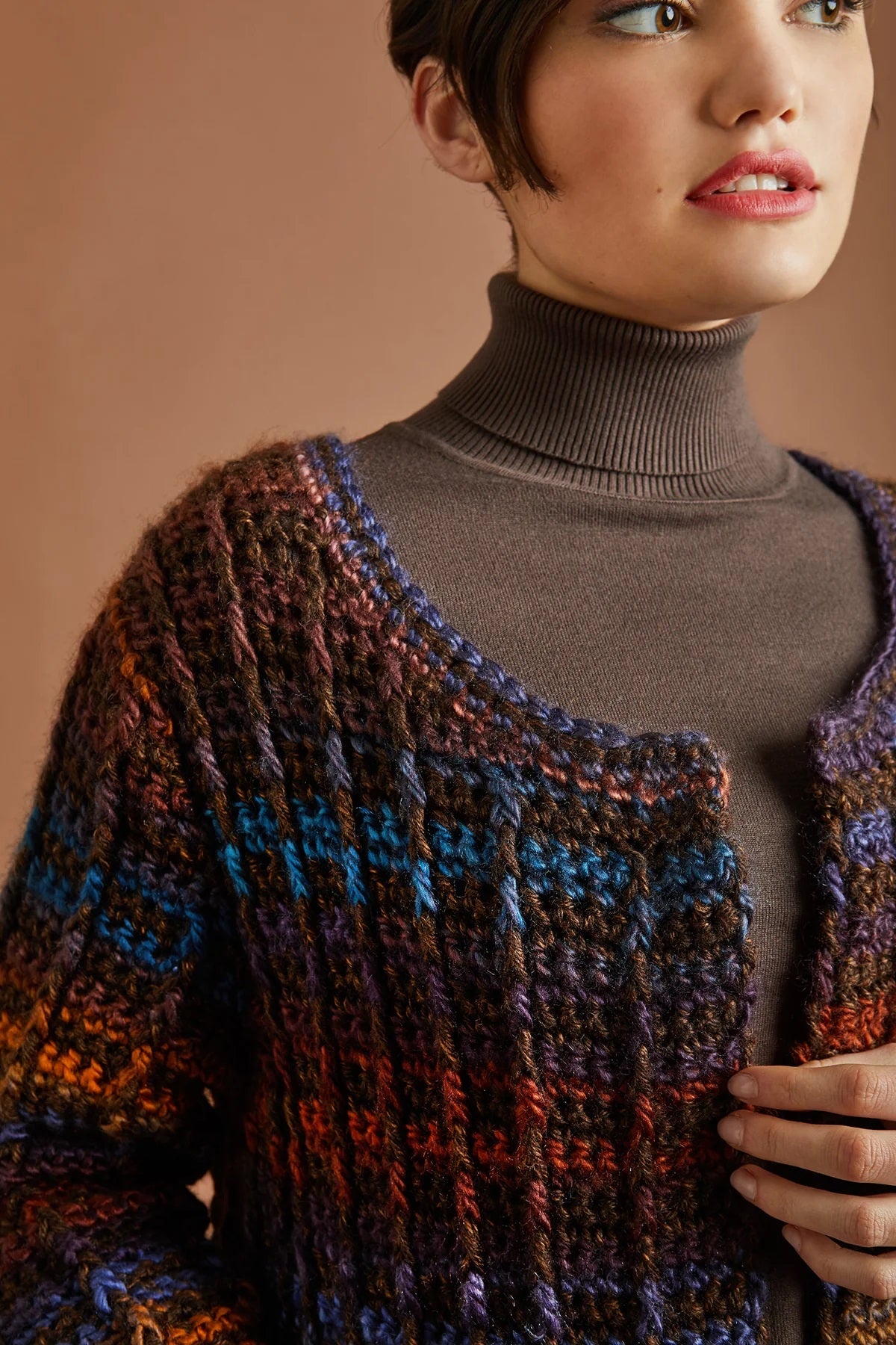 Free Colorfully Modern Cardigan Pattern