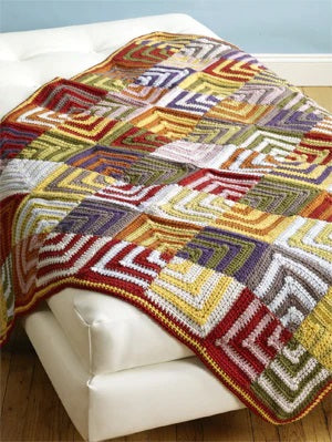 Modèle afghan de persuasion patchwork gratuit