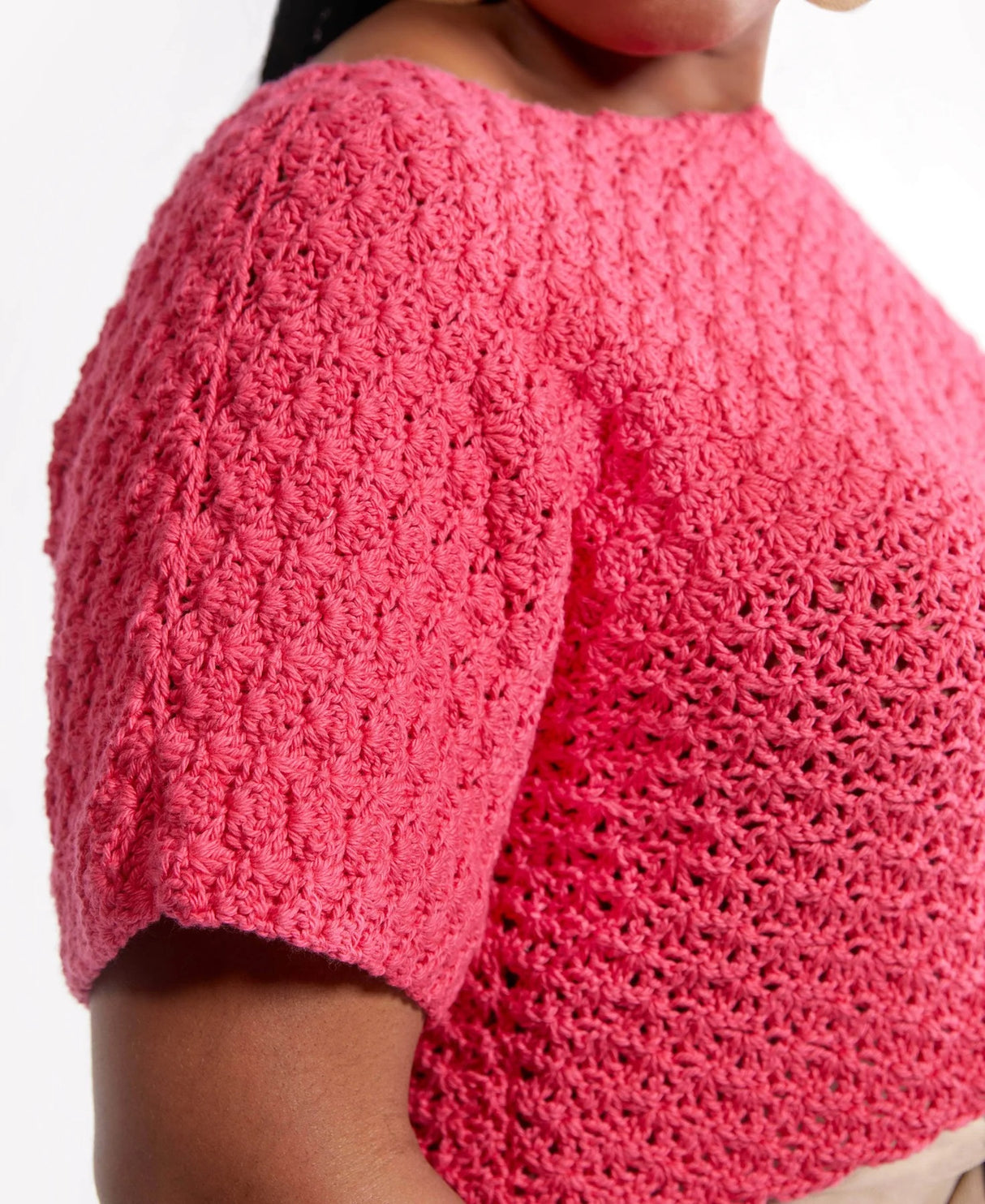 Modèle de t-shirt court gratuit avec coquilles de transition