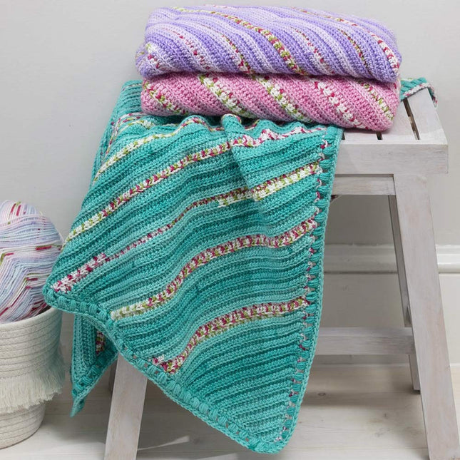 Free Diagonal Crochet Blanket Pattern