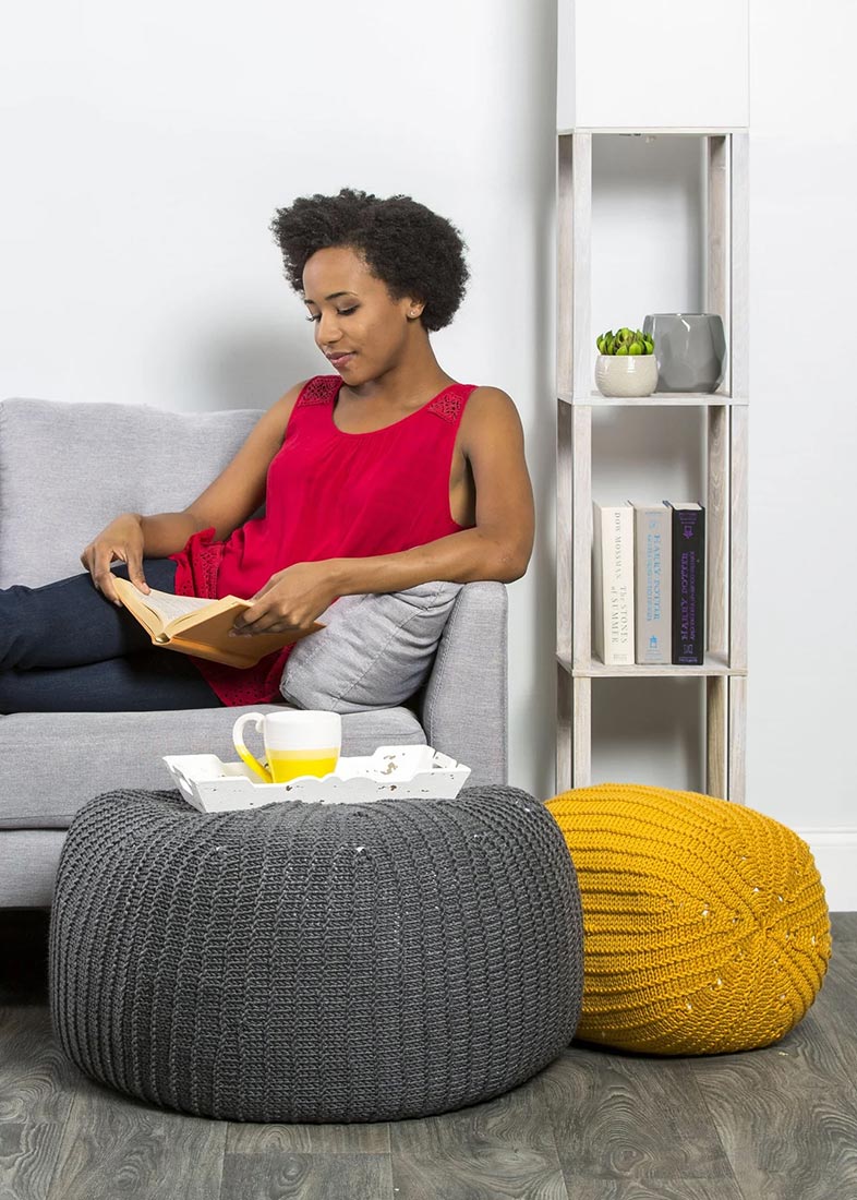 Patrón de puf de punto gratis