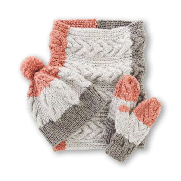 Free Red Heart Cable Knit Set Pattern