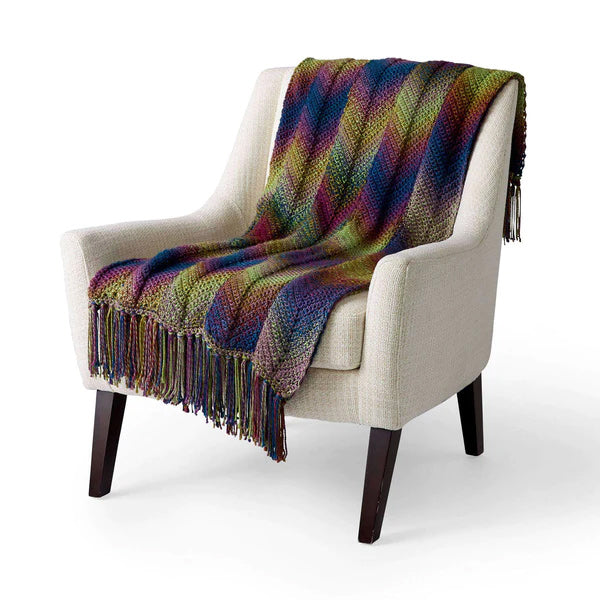 Free That's The Point Chevron Crochet Blanket Pattern