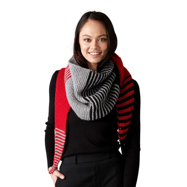 Châle en tricot de peinture numérique coeur rouge gratuit