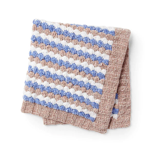 FREE BERNAT BABY BOBBLES KNIT BLANKET PATTERN
