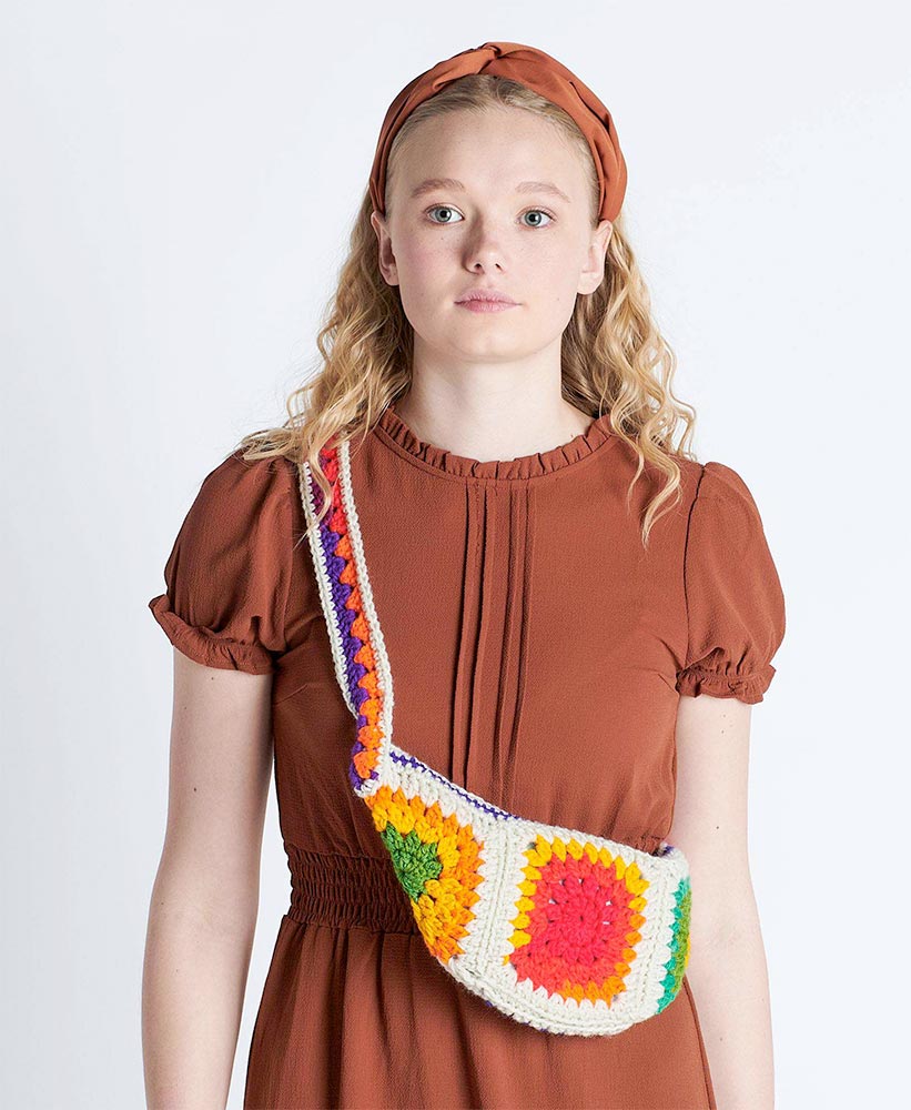 Free Crochet Granny Fanny Bag Pattern