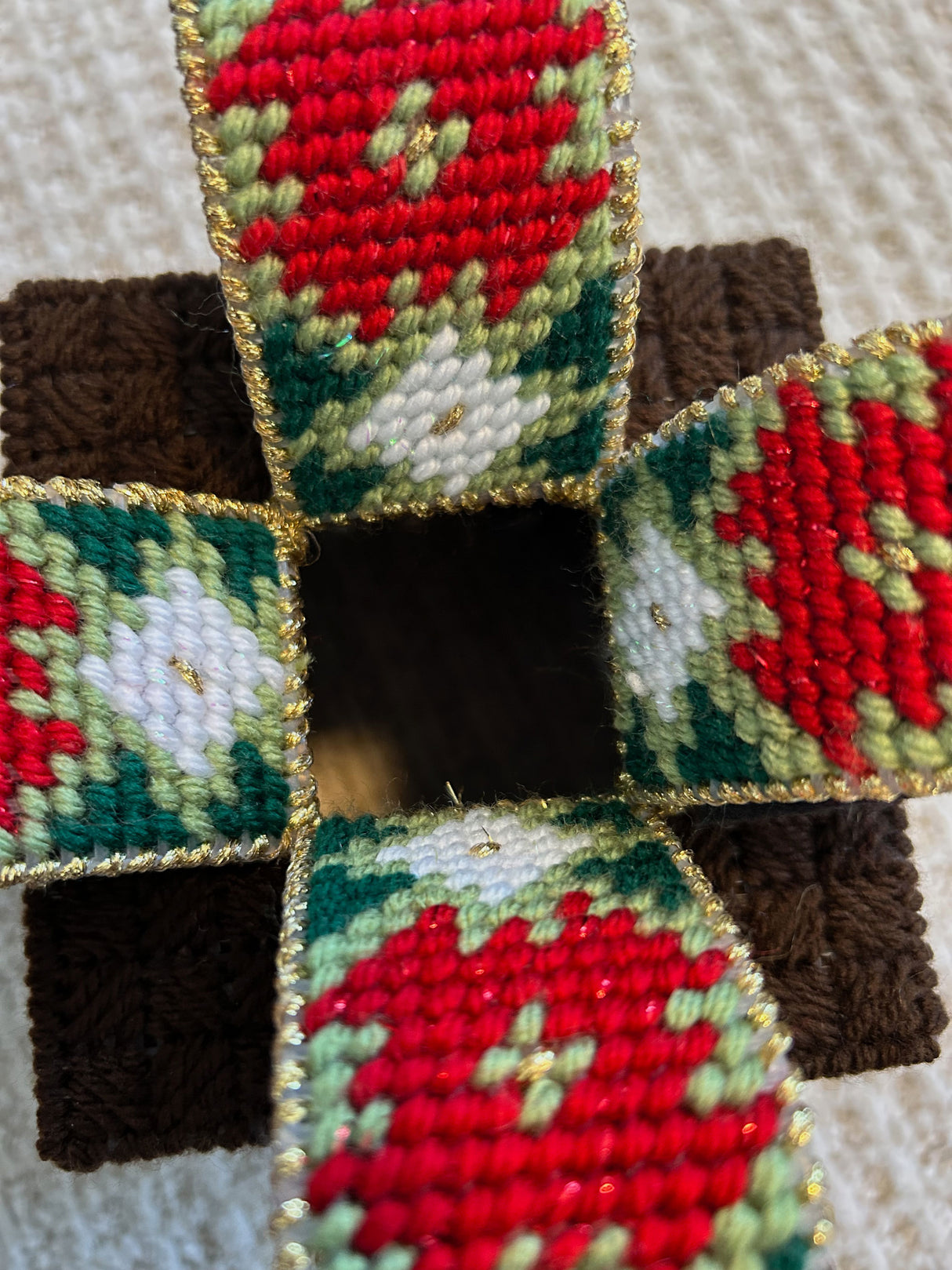 Christmas Gift Tissue Box Cover