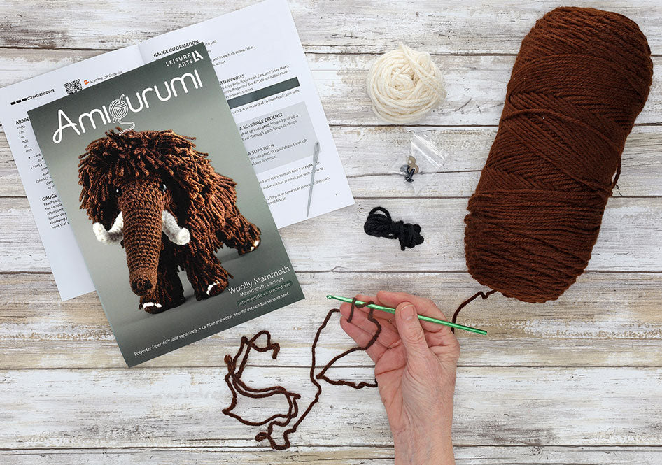 Wooly Mammoth Amigurumi Kit