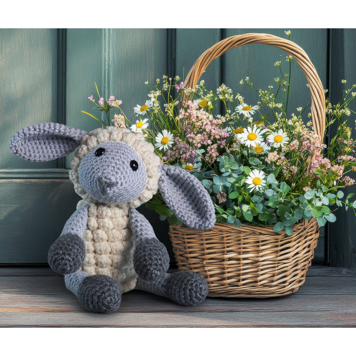 Lamb Amigurumi Kit