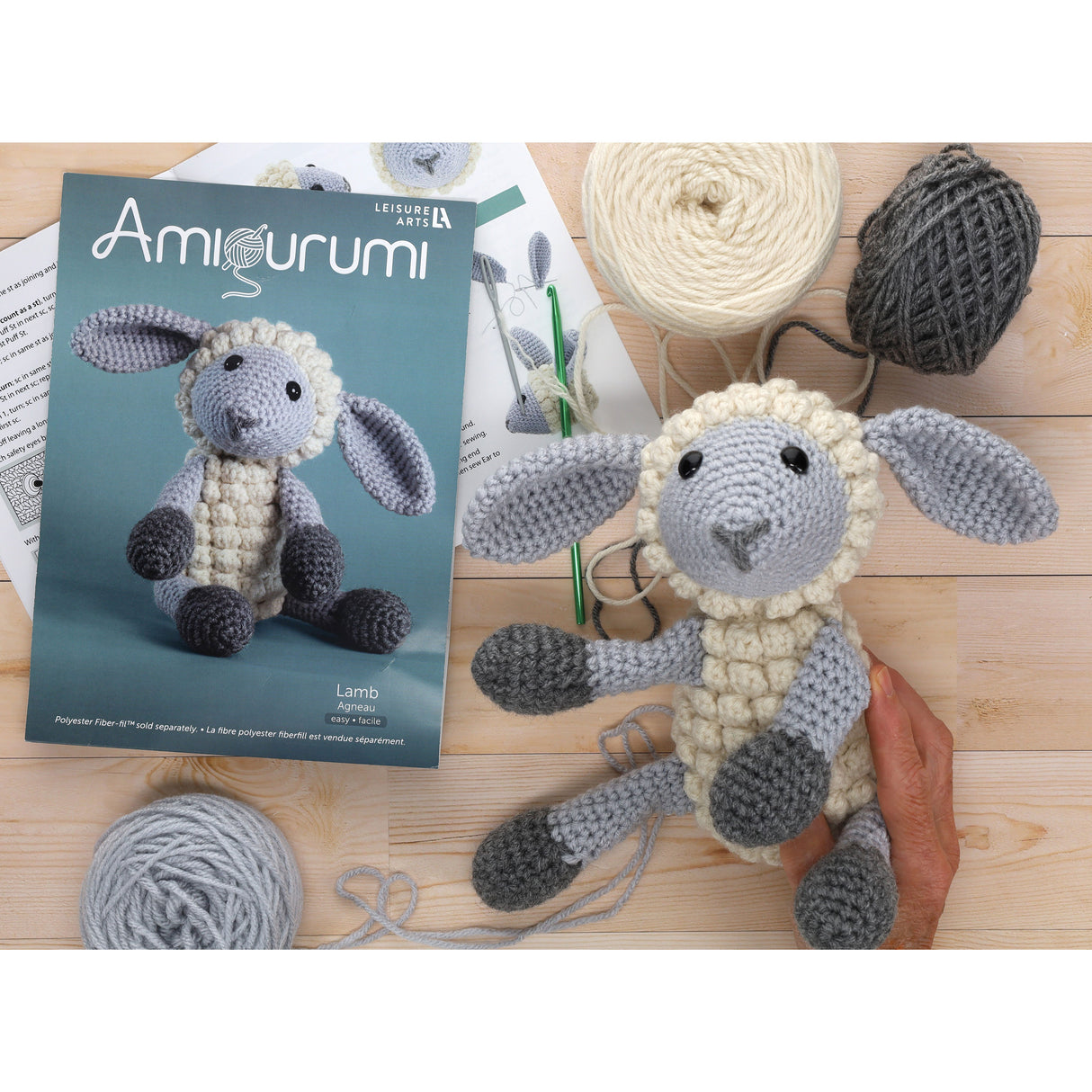 Lamb Amigurumi Kit