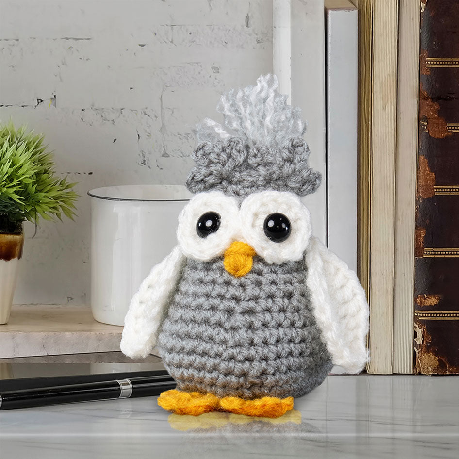 Miniature Owl Amigurumi Kit
