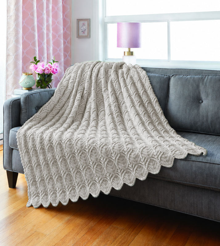 Feathers Crochet Throw