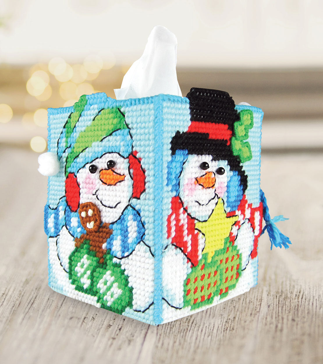 Snowman Tissue Box