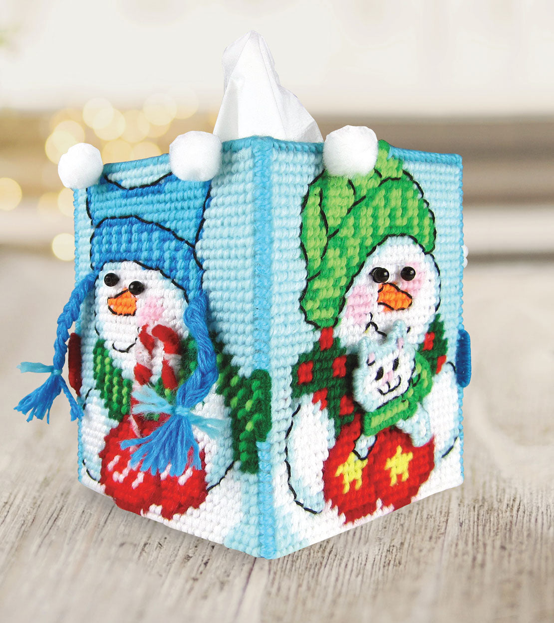 Snowman Tissue Box