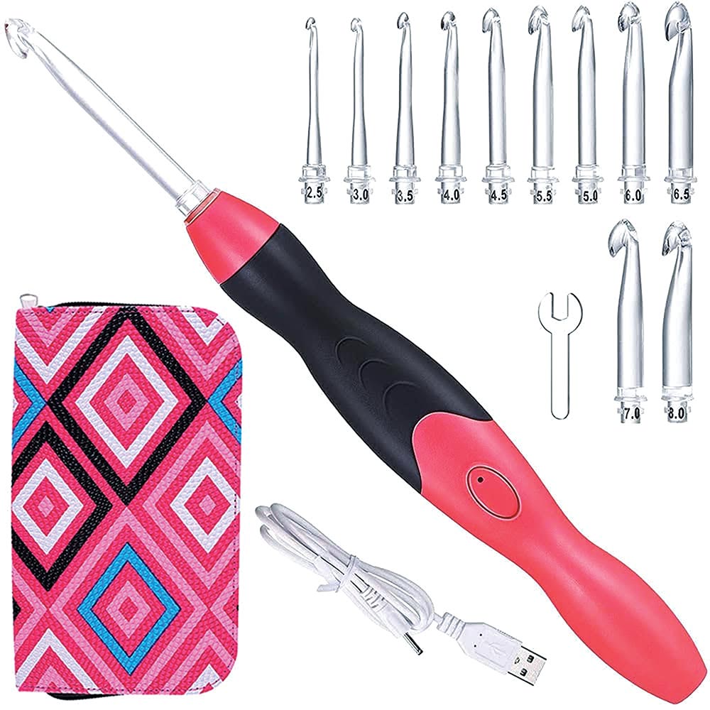 LED Lighted Crochet Hook Kit