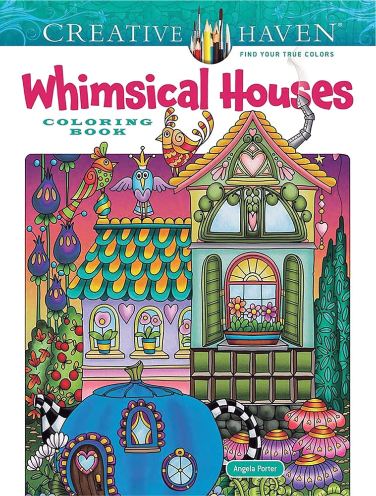 Whimsical Houses Coloring Book
