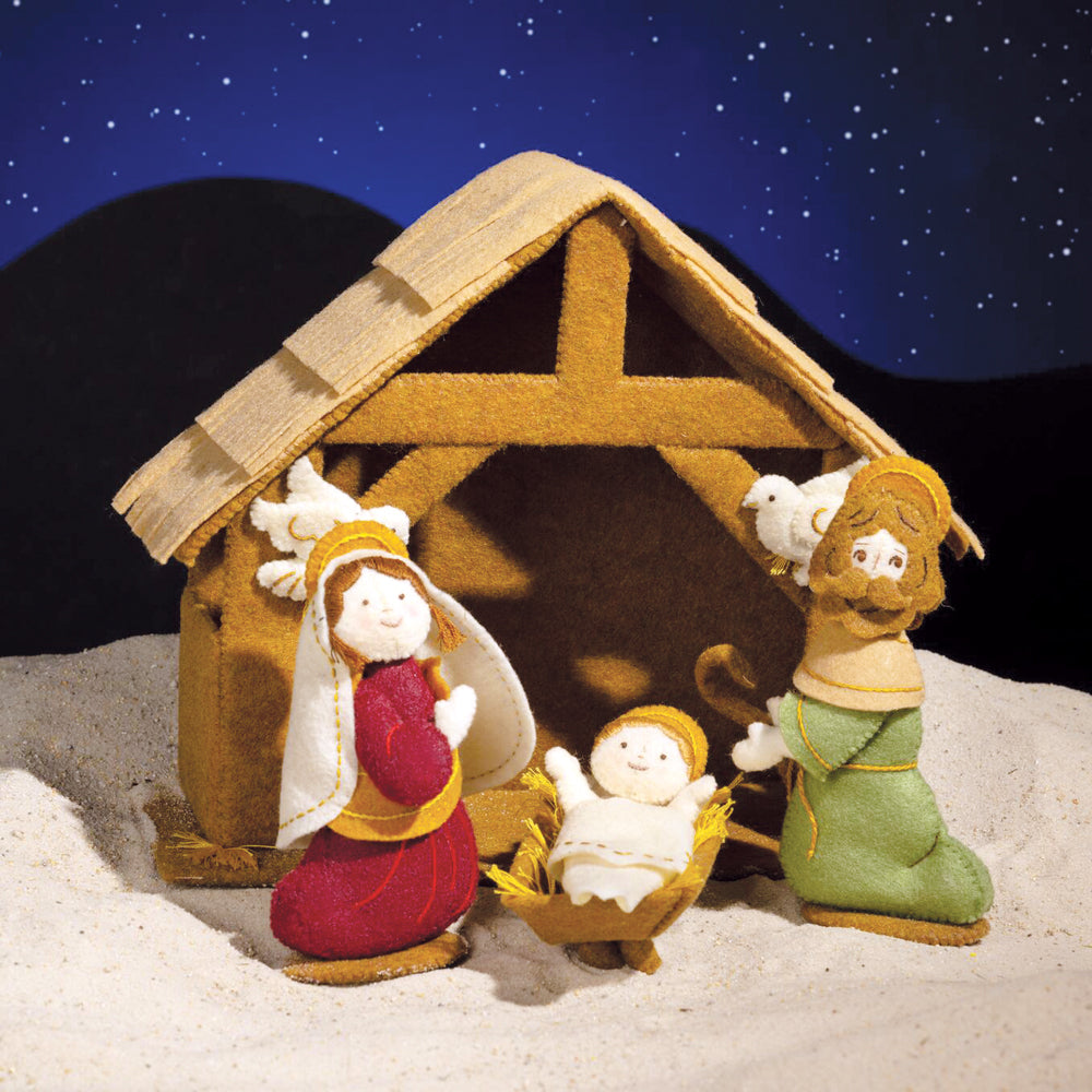 Holy Family Nativity Scene Felt Kit