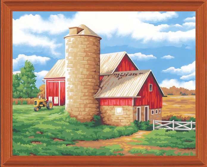 On The Farm Paint By Number Kit