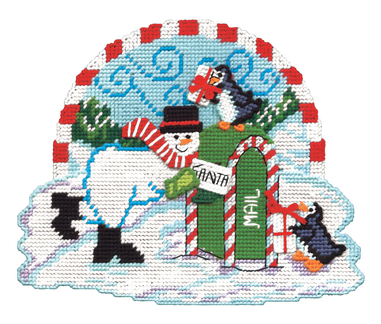 Kit de lienzo de plástico Mail to Santa