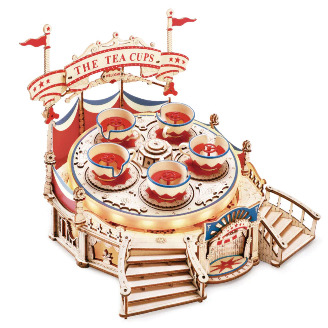 Tilt-A-Whirl Wood Model Kit