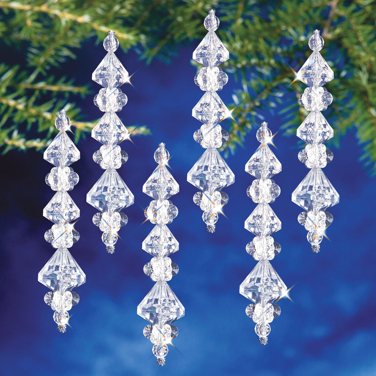 Diamond Drops Beaded Ornament Kit