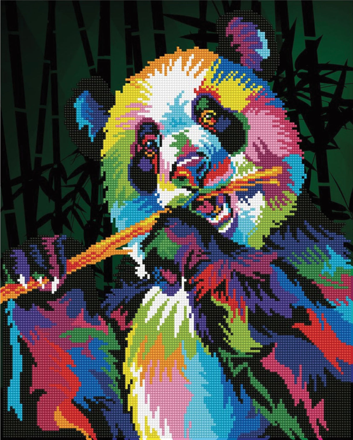 Rainbow Panda Diamond Art Kit