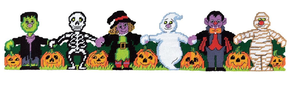 Spooky Friends Plastic Canvas Kit